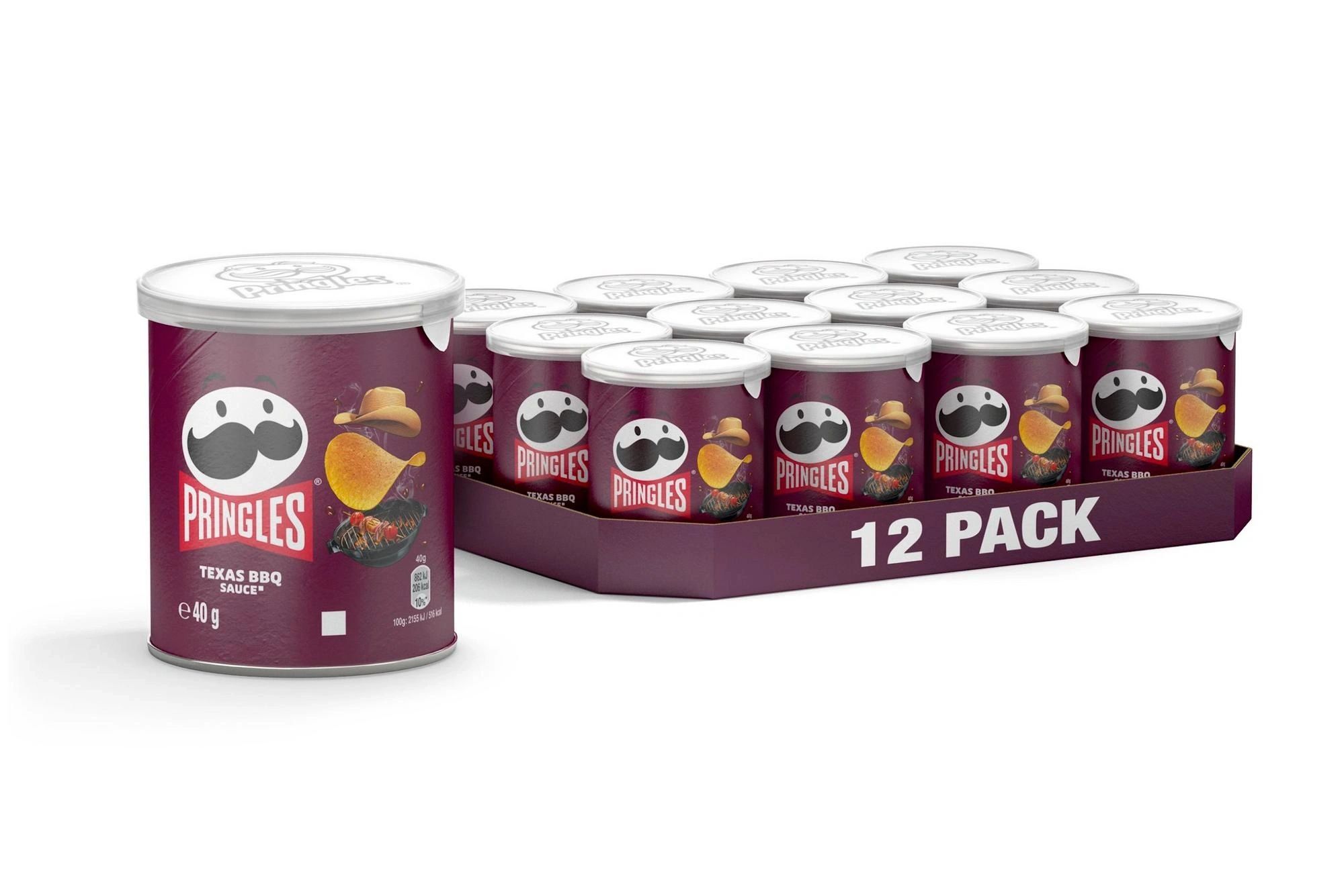 Pringles BBQ 12 X 40g Nicol Retailer Limited