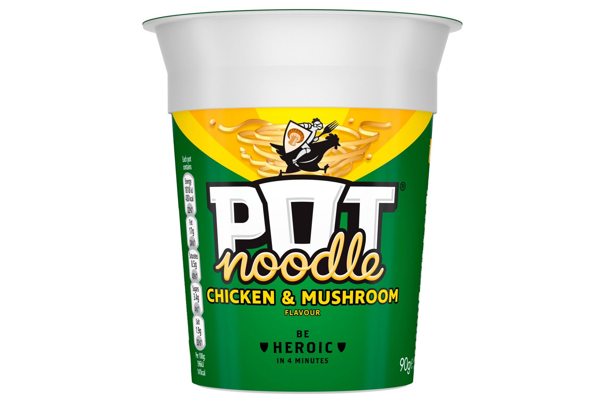 Pot Noodle Chicken Mushroom Speedy And Flavourful Meal Nicol 
