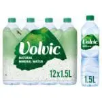 Volvic Natural Mineral Water, 12 x 1.5L