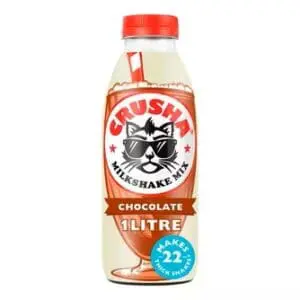 Crusha Milk Shake Mix Chocolate Flavour 12x1ltr