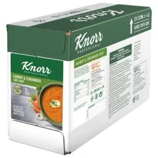 Knorr carrot and coriander soup