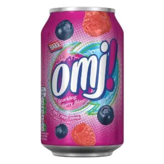 Omj sparkling strawberry blast soft drink