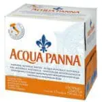 Acqua Panna 12 x 750ml glass bottles.