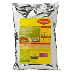 A bag of Maggi Coconut Milk Powder Mix 1kg on a white background.
