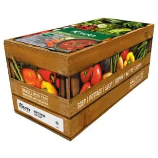 A box of Knorr Professional 100% Soup Minestrone 4 x 2.5kg vegetables is shown on a white background.