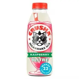 Crusha Raspberry Milkshake Syrup 1L