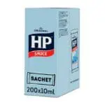 HP Sauce original 200x10ml sachets.