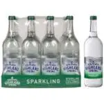 Highland Spring sparkling water, 12 bottles.