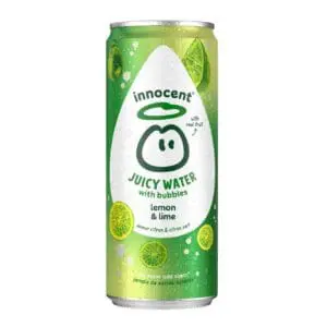 Innocent lemon & lime juicy water can.