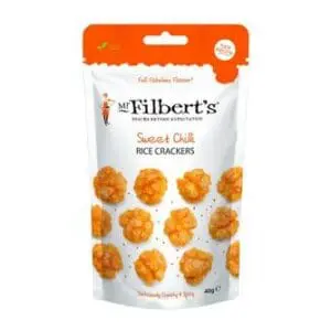 Mr Filbert's sweet chili rice crackers.