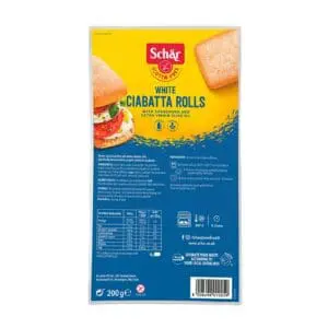Schr Gluten-Free Ciabatta Rolls, 200g.