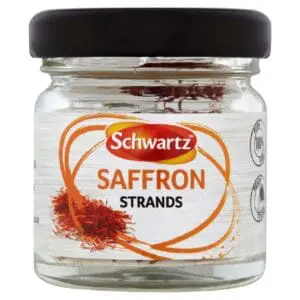 Schwarz Saffron strands in jar
