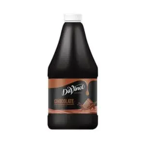 DaVinci Gourmet chocolate flavored sauce bottle.