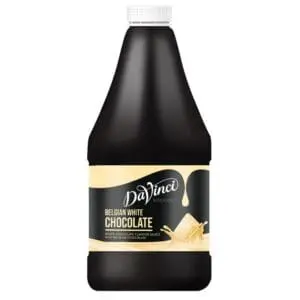 Davinci Belgian white chocolate sauce.