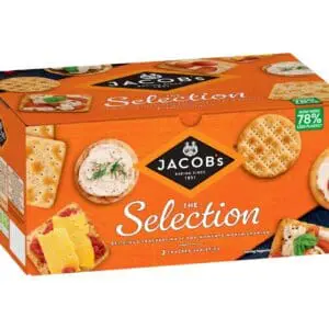 Jacob's Selection crackers, 7 varieties.