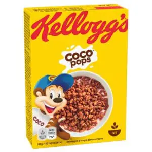 Kellogg's Coco Pops cereal box