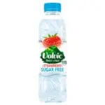 Volvic strawberry flavored water, sugar-free.