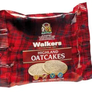 Walkers Highland Oatcakes package.