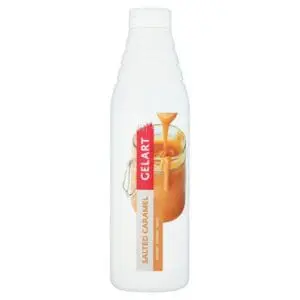 Celart Salted Caramel Dessert Sauce bottle.