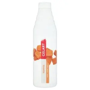 Celart toffee dessert topping sauce bottle.