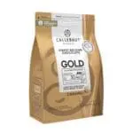 Callebaut Gold Caramel chocolate bag.