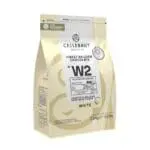 Callebaut Belgian white chocolate, 2.5kg.