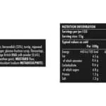 Horseradish mustard nutrition facts.