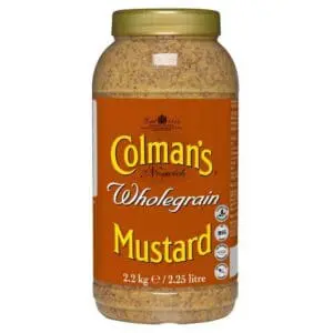 Coleman's wholegrain mustard, 2.25 litre.