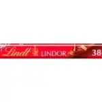 Lindt Lindor milk chocolate bar, 38g.