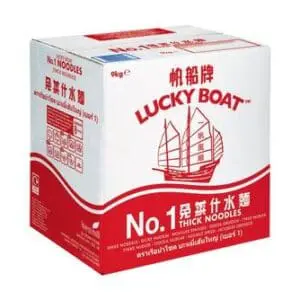 Lucky Boat No.1 Thick Noodles (9kg)