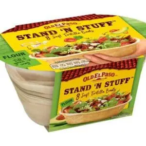 Old El Paso Stand 'N Stuff tortilla boats.