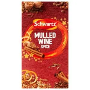 Here's an alt tag for the image: Schwartz Mulled Wine Spice blend.