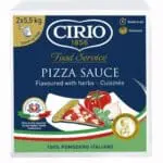 Cirio pizza sauce, 100% Italian tomatoes.