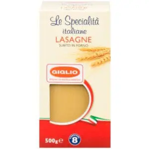 Giglio lasagna, 500g, 8 servings.