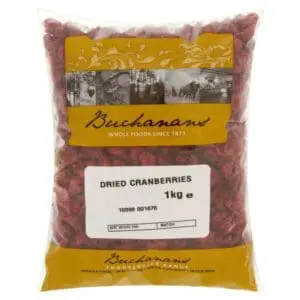 Buchanans Dried Cranberries 1kg