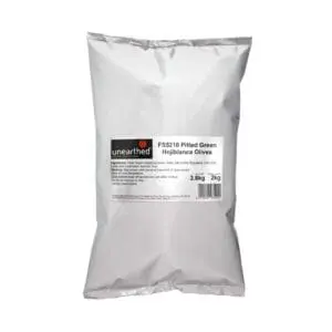 Unearthed Professional Pitted Green Olives 2kg