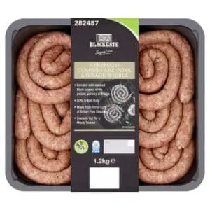 Blackgate Signature 6 Premium Cumberland Pork Sausage Whirls 1.2kg