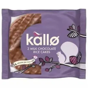 Kallo Milk Chocolate Topped Thick Rice Cakes 30x33g