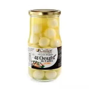 Caillor Cooked & Peeled Quail Eggs 1x48