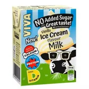 Viva Vanilla Ice Cream Flavour Milk 27x200ml