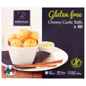 Boncolac Gluten Free Cheesy Garlic Doughballs 1x40