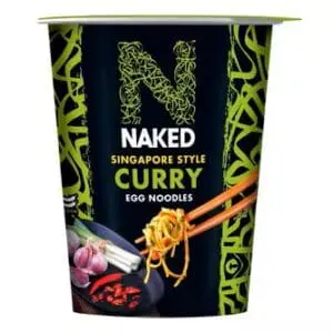 Naked Singapore Style Curry Egg Noodles 6x78g