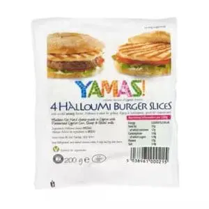 Yamas Cypriot Halloumi Burger Slices 6 x 4 x 50g (24 slices)
