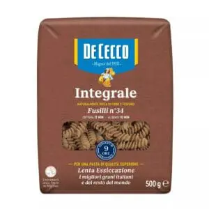 De Cecco Whole Wheat Fusilli Pasta 500g