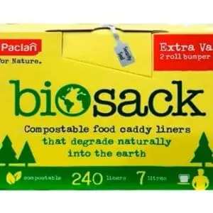 Biodegradeable Tie Top Caddy Liners 7ltr 2x120