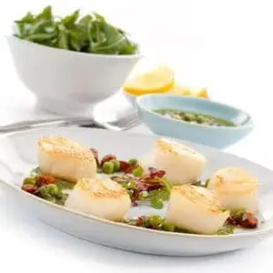 North Atlantic MSC Sea Scallops without Roe 800g