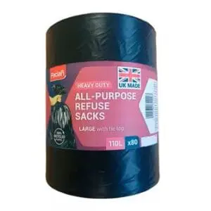 Paclan Paclan Heavy Duty Leak Resistant Tie Top All 80 Sacks