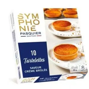 Symphonie Creme Brulee Tartelette 10x80g