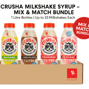 Crusha Milkshake Syrup – Mix & Match Bundle (1L Bottles)