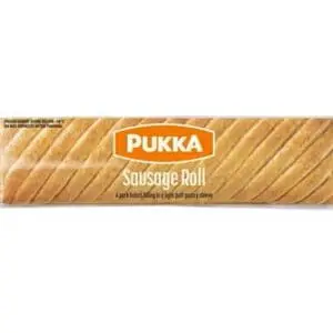 Pukka-Pies Individually Wrapped Frozen Baked Large Sausage Rolls 12x170g
